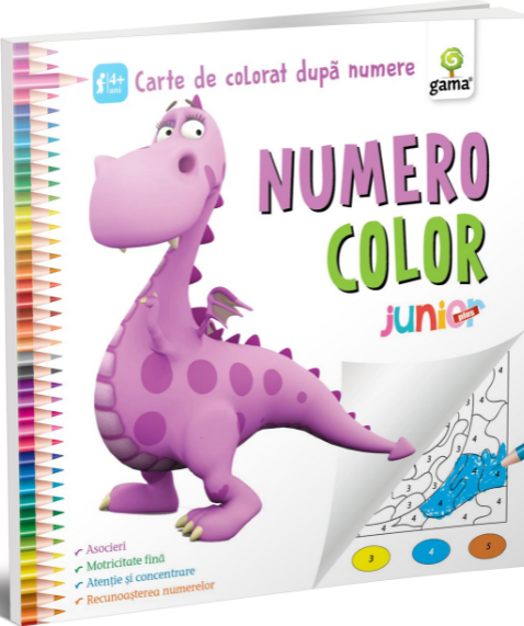 Numero Color. Carte de colorat dupa numere. Gama