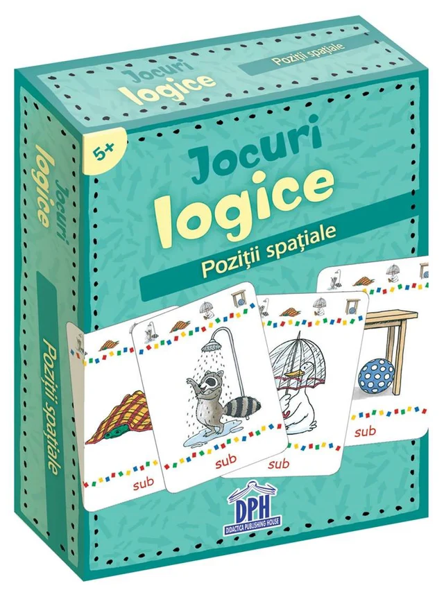 Jocuri logice. Pozitii spatiale. 5+. DPH