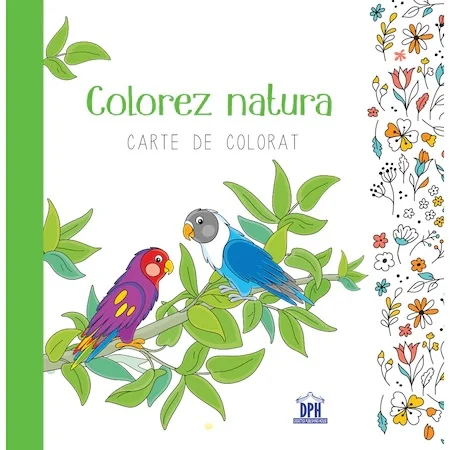Colorez natura. Carte de colorat. DPH